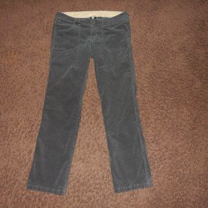 Kuhl Kory 12 regular stretch corduroy pants gray hiking straight leg EXCELLENT